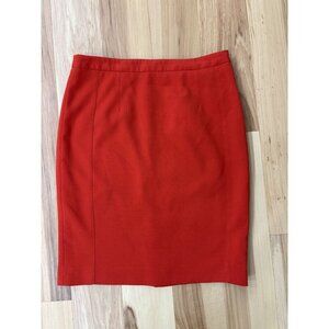 The Limited EUC Red Lined Pencil Skirt Size 10 Classic Professional Wear